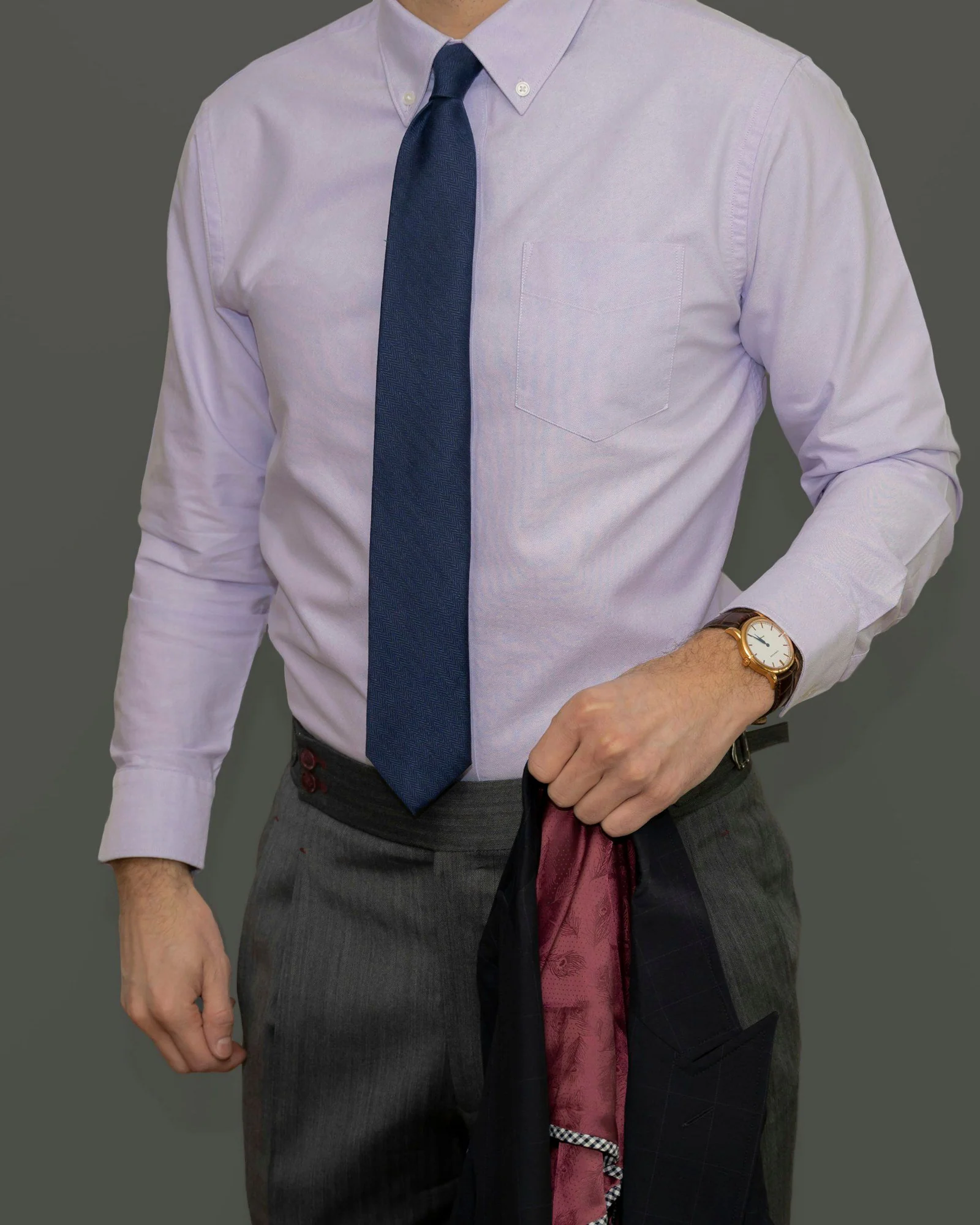 Man in white dress shirt and black necktie