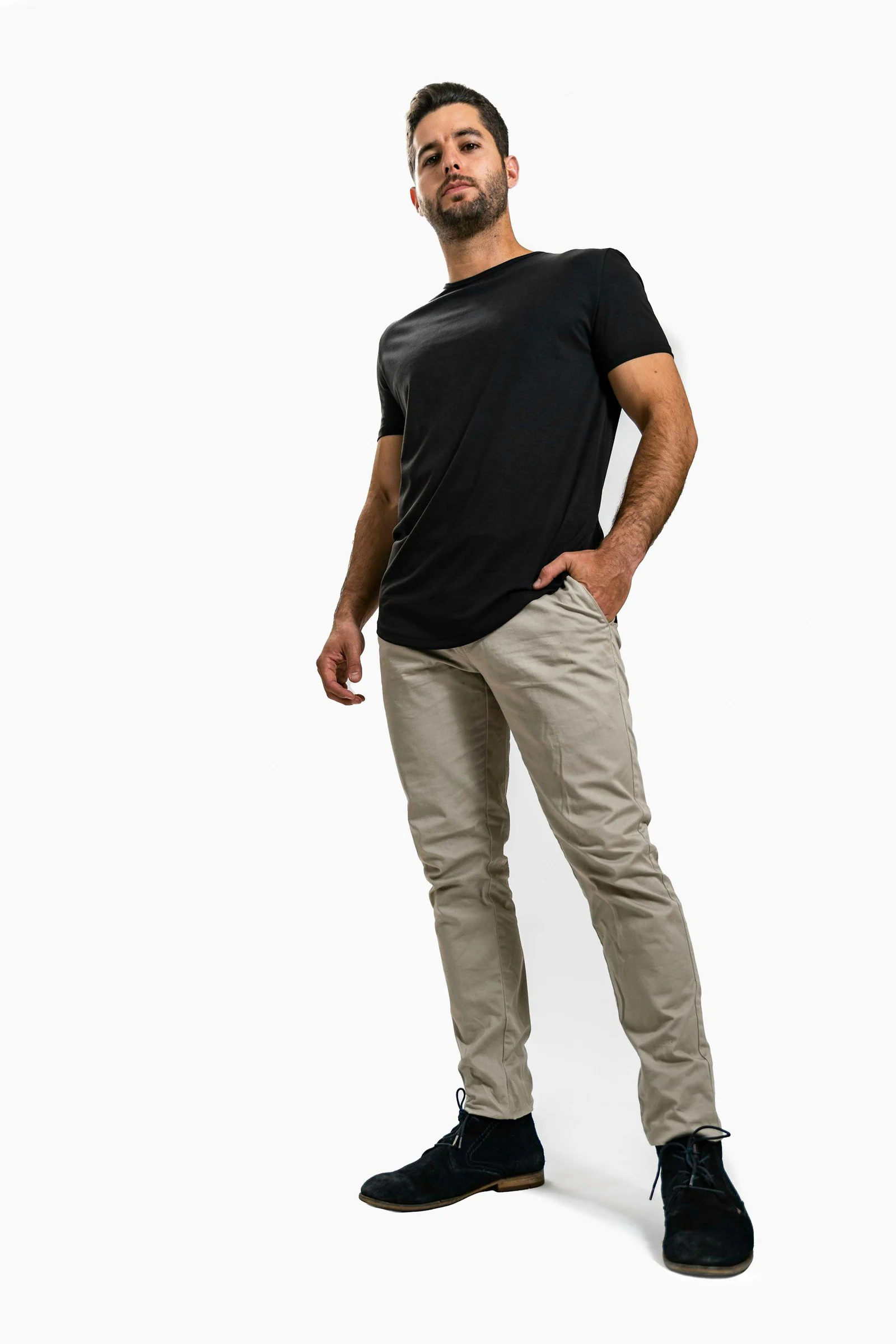 A man posing for a picture