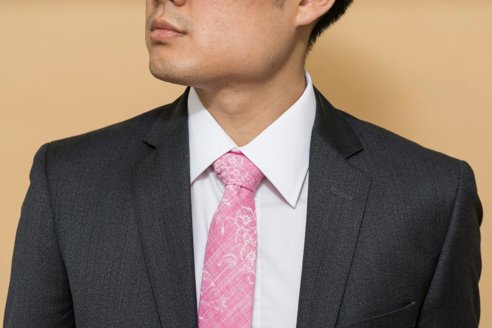 Man in black suit jacket